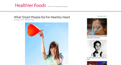 Desktop Screenshot of healthierfoods.com